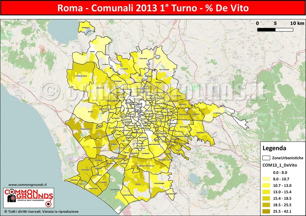 Comunali 2013 - 1°  Turno De Vito
