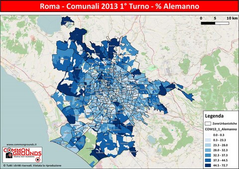 Comunali 2013 - 1°  Turno Alemanno